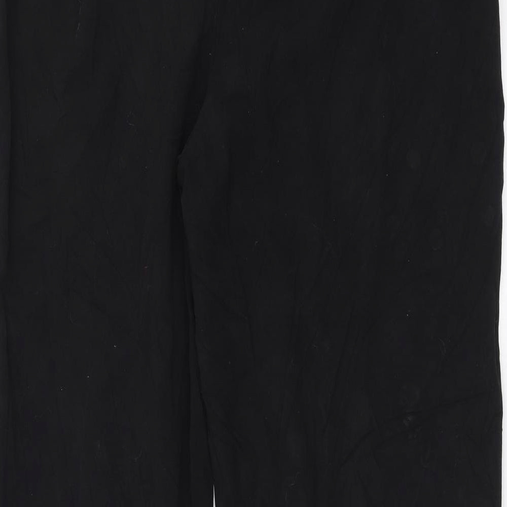 Womens UK Size 18 Wallis Regular Fit Black Trousers