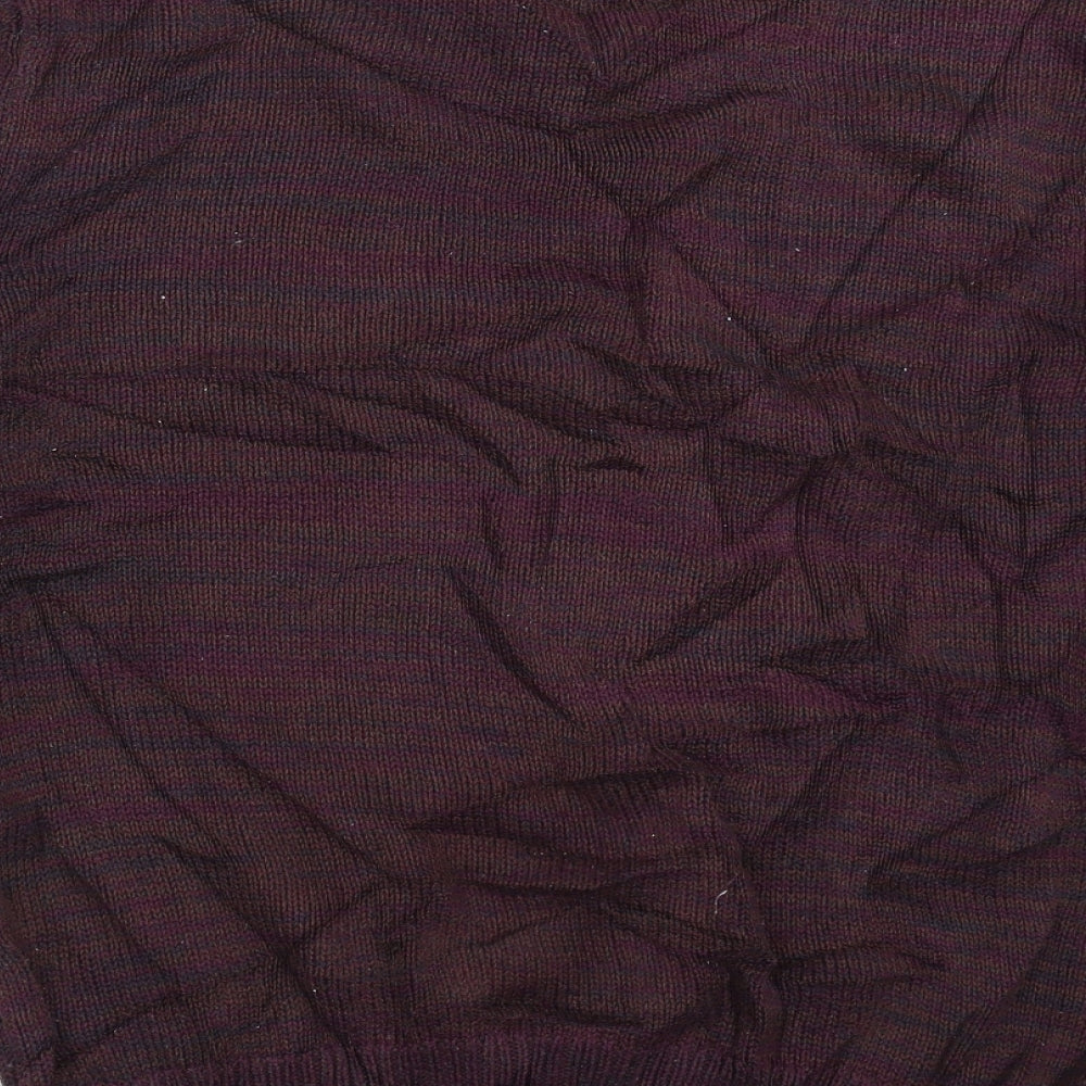Mens UK Size M Shore Leave Purple Pullover Jumper