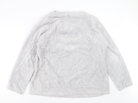 George Womens Grey Geometric Pullover Jumper Size 16