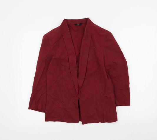 Womens UK Size 12 F&F Red Jacket