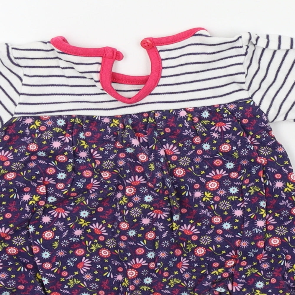 Brand and care label for George girls’ multicoloured floral fit & flare, size 0-3, months