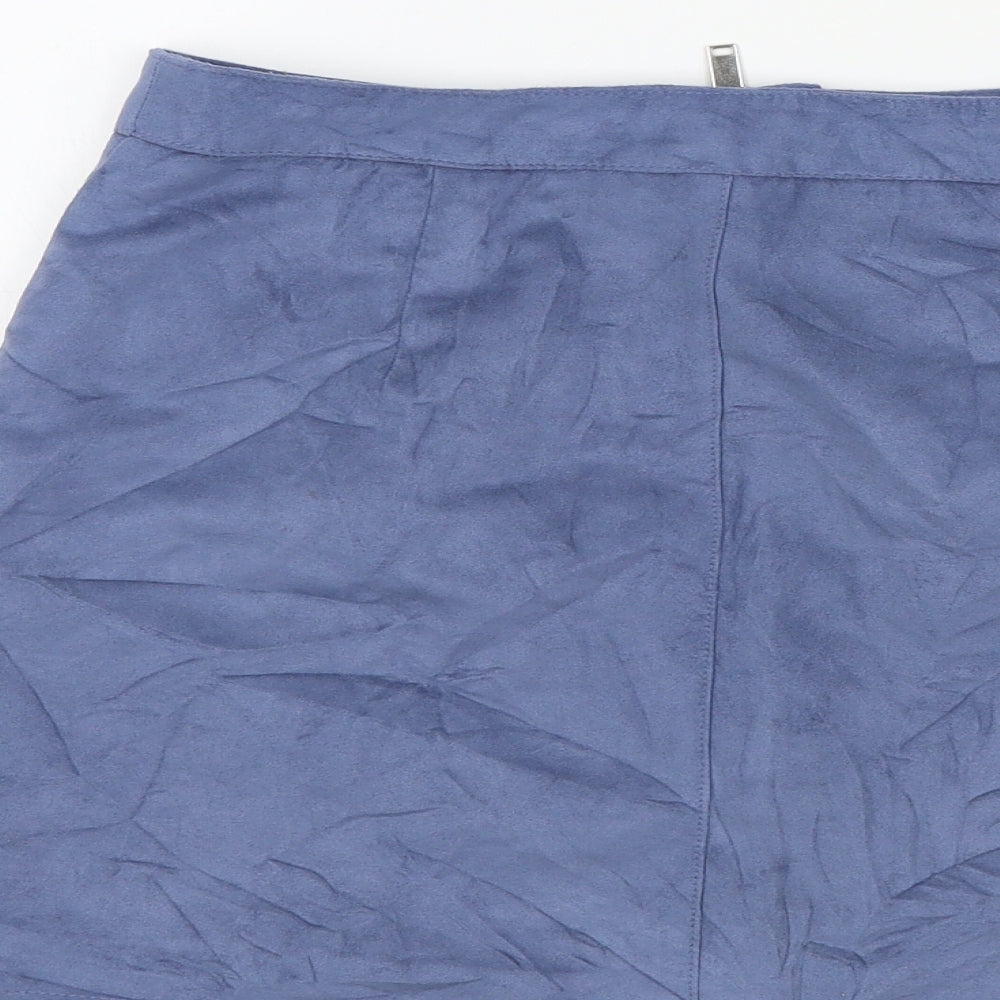 H&M Womens Blue A-Line Skirt