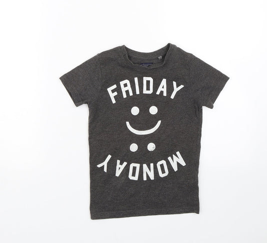 NEXT Boys Grey Basic T-Shirt Size 4 Years