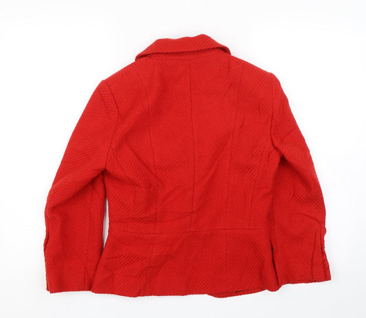 Womens UK Size 8 M&S Red Jacket