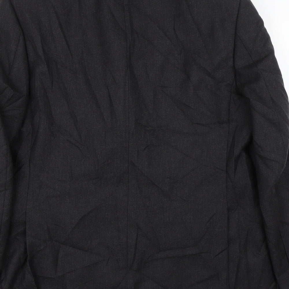 Mens UK Size M M&S Regular Black Suit Jacket
