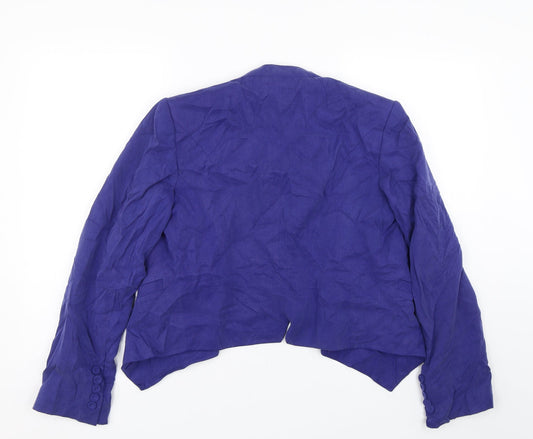 M&S Womens Blue   Jacket Suit Size 12