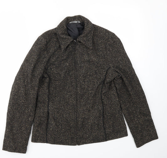 Womens UK Size 10 M&S Brown Jacket