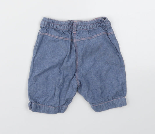 TU Girls Blue Capri Jeans Size 3-6 Months
