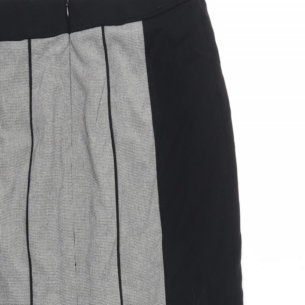 M&S Womens Black A-Line Skirt Size 10
