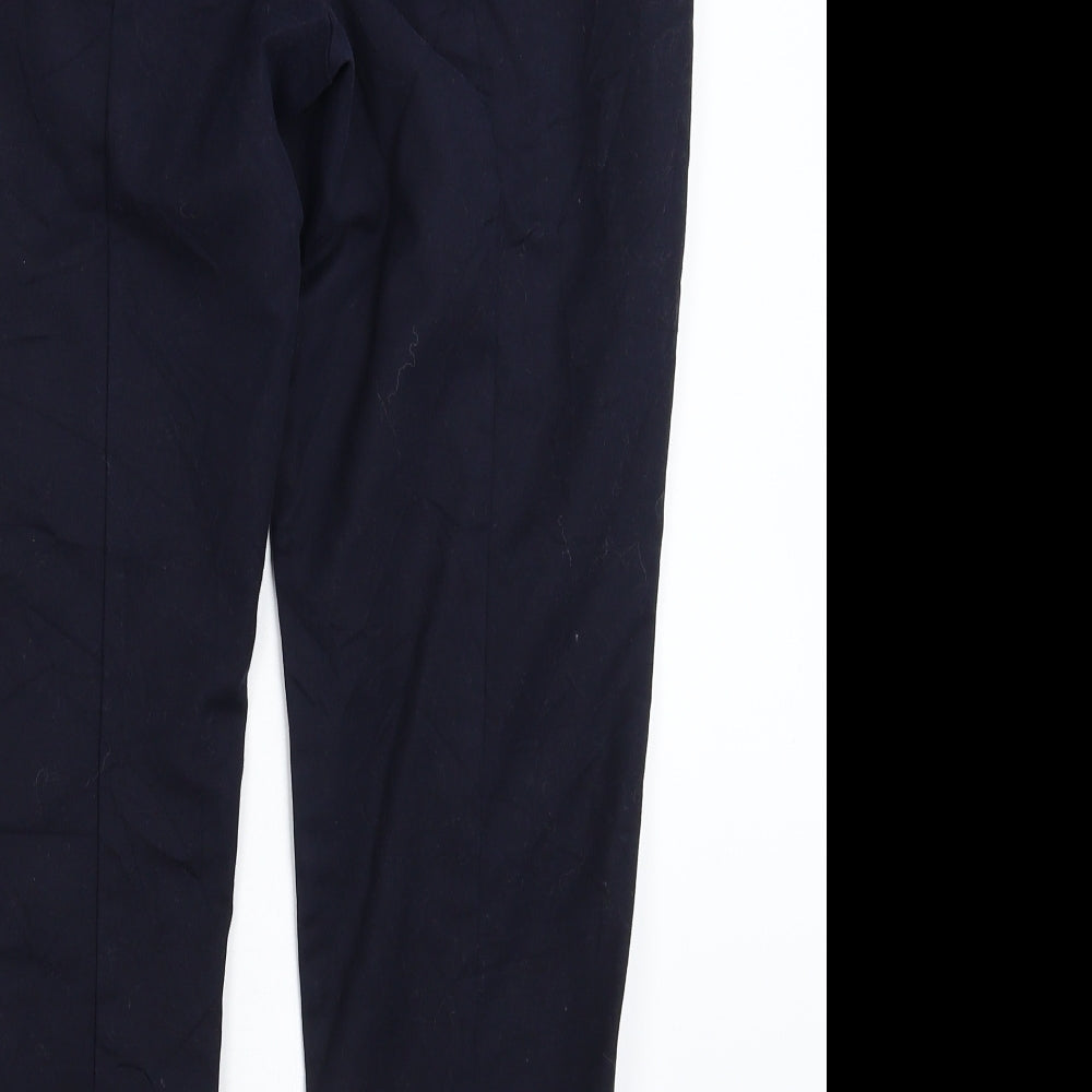 Womens UK Size 12 Oasis Extra-Slim Fit Blue Trousers