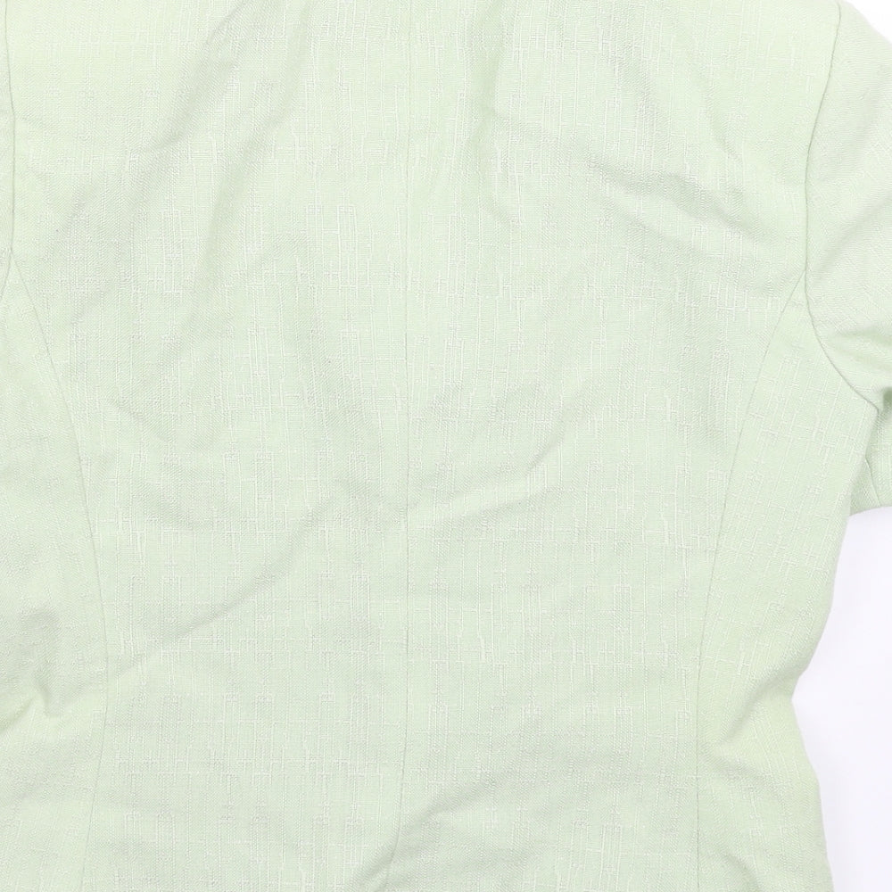 Womens UK Size M Preworn Regular Green Blazer