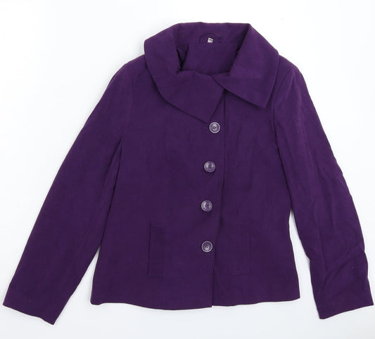 Womens UK Size 10 EWM Purple Jacket