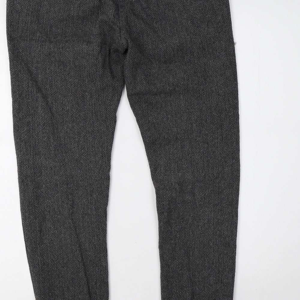 Womens UK Size 32 in Selected Regular Fit Grey Trousers
