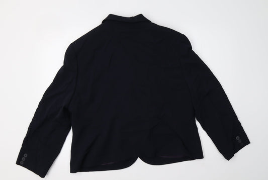 Womens UK Size 20 Wardrobe Regular Blue Blazer
