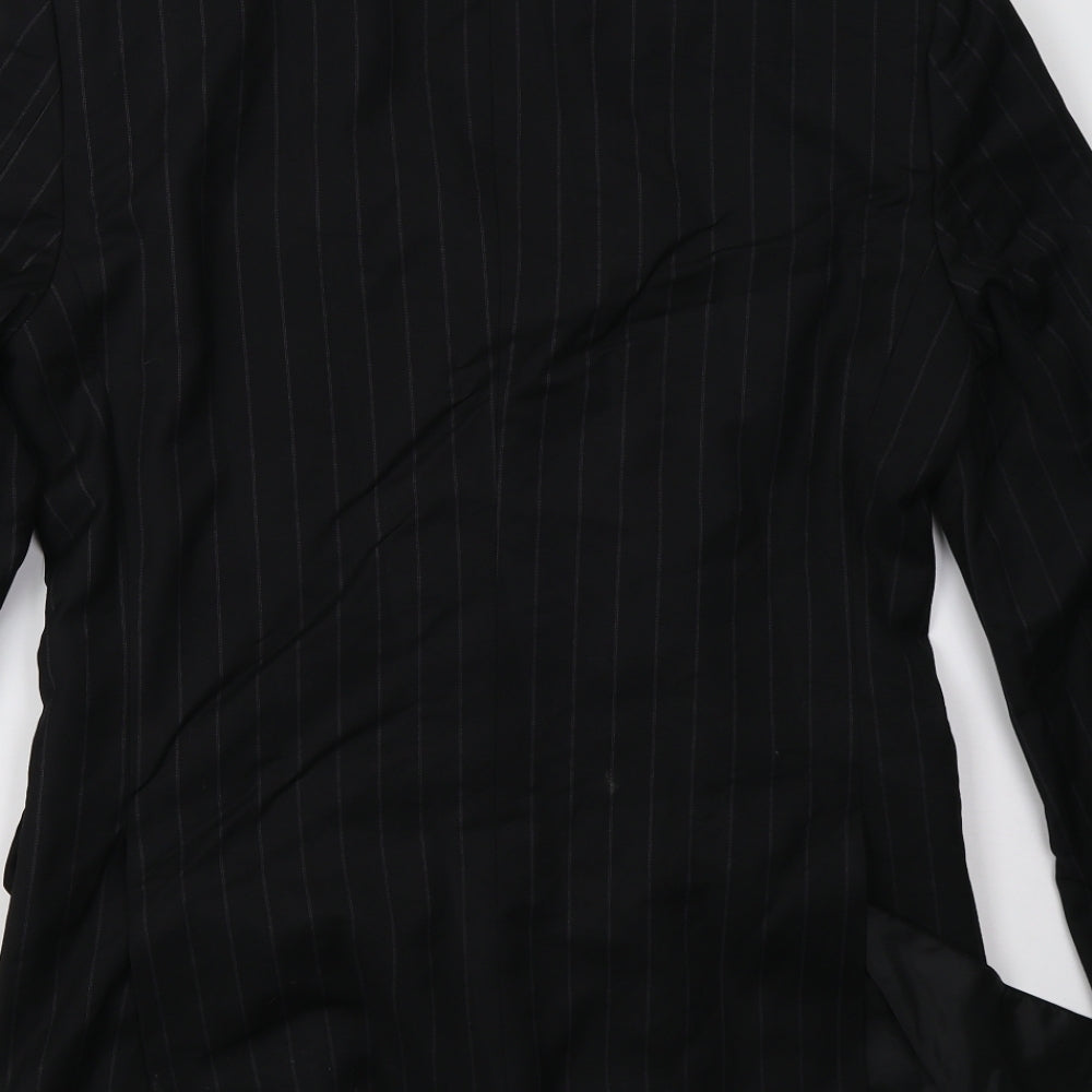 Mens UK Size M Preworn Regular Black Suit Jacket