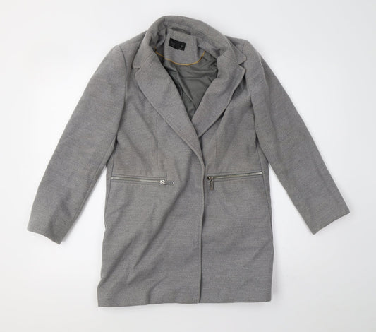 Womens UK Size 4 Topshop Grey Jacket
