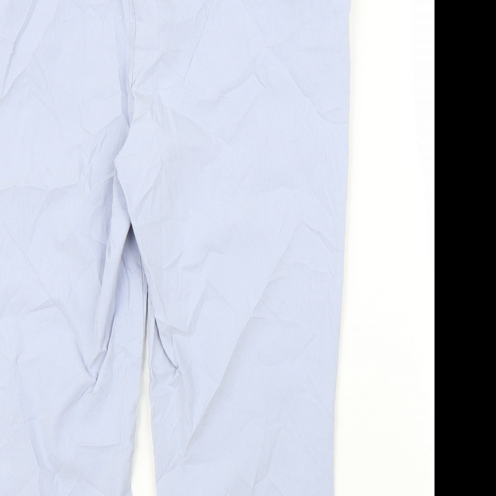 Papaya Mens Blue Capri Trousers Size 16 L20 in