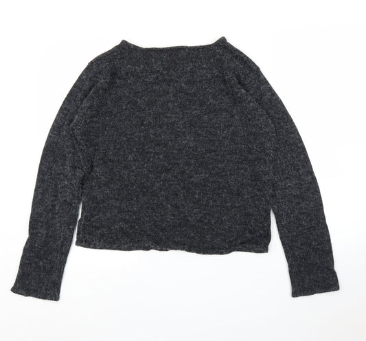 Womens UK Size M Preworn Grey Pullover Jumper
