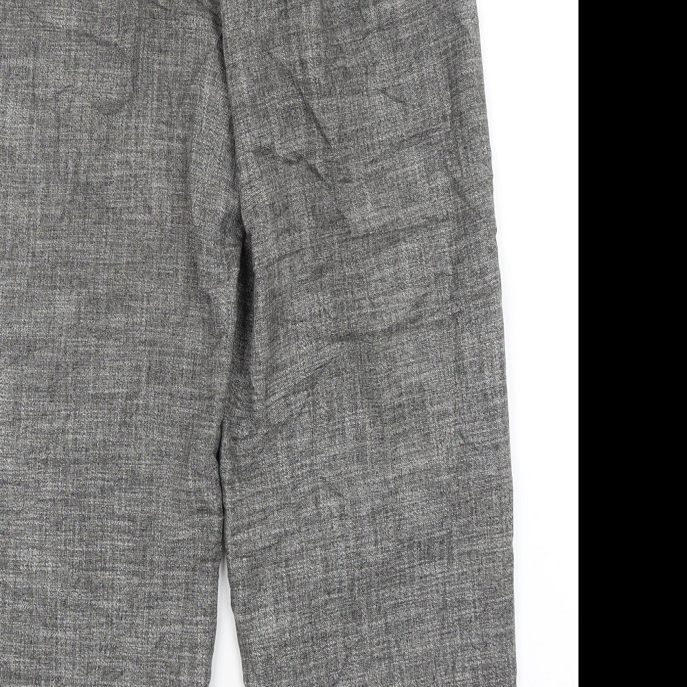 Womens UK Size S Light Before Dark Regular Fit Grey Trousers