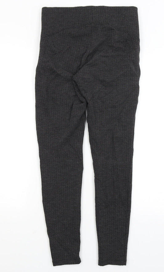 Womens UK Size 8 M&S Regular Fit Grey Trousers
