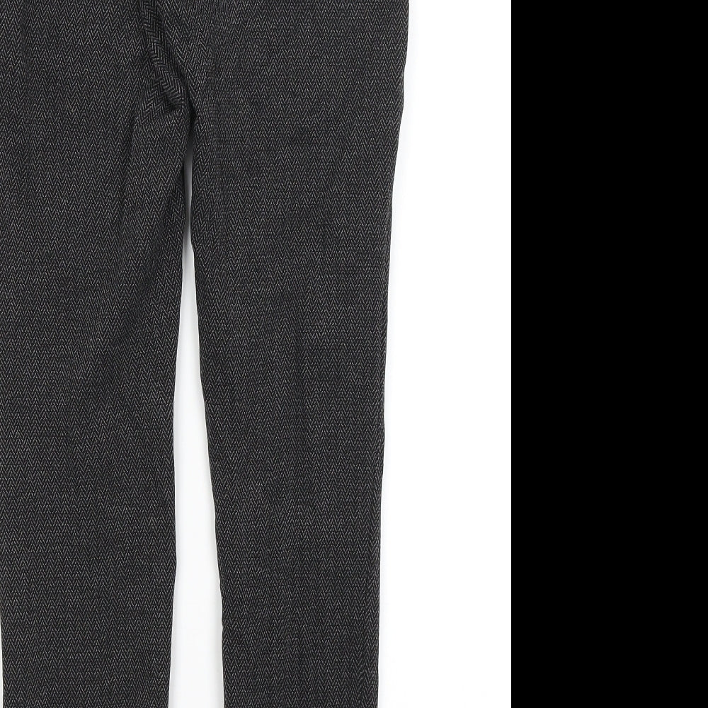 Womens UK Size 8 M&S Regular Fit Grey Trousers