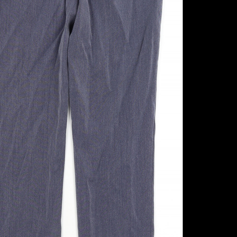 Classic Womens Blue Trousers Size 16 L27 in