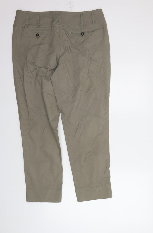 Womens UK Size 16 Taifun Regular Fit Beige Trousers