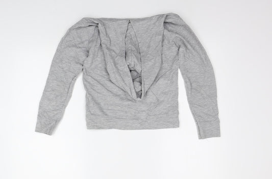 Little Pieces Boys Grey Pullover Hoodie Size 9-10 Years