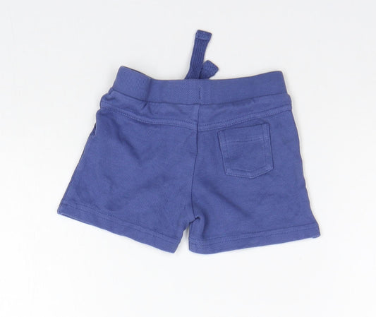 F&F Boys Blue Cropped Trousers Size 6-9 Months