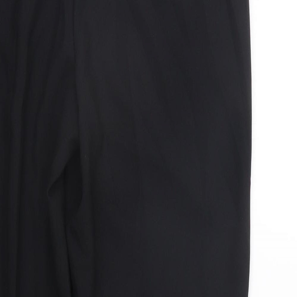 George Womens Black Trousers Size 12 L25 in