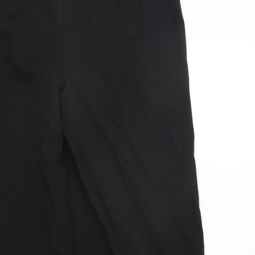 Womens UK Size 12 Marks and Spencer Regular Fit Black Trousers