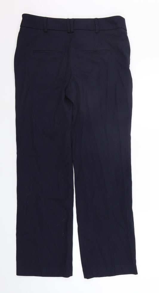 Womens UK Size 10 NEXT Regular Fit Blue Trousers