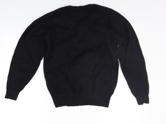 TRUTEX Womens Black Pullover Jumper Size M