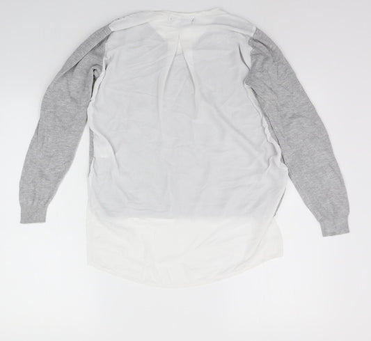 Womens UK Size 12 Atmosphere Grey Pullover Jumper