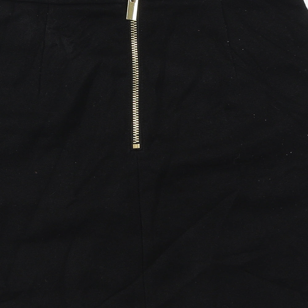 H&M Womens Black Mini Skirt Size 32