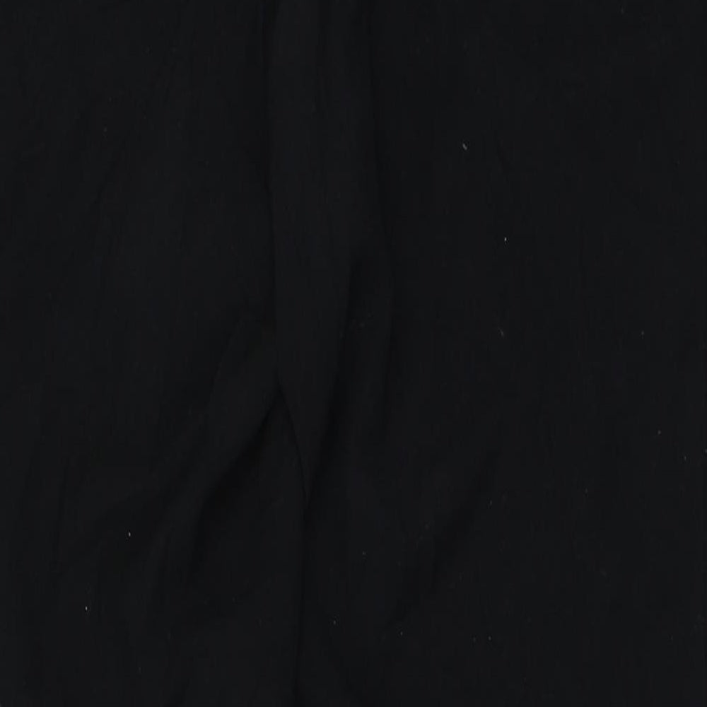 Womens UK Size 14 Marks and Spencer Regular Fit Black Trousers