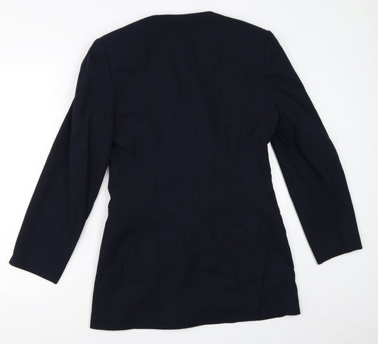 Womens UK Size 12 Richards Blue Overcoat