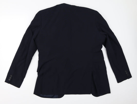 Mens UK Size 38 Debenhams Regular Blue Suit Jacket