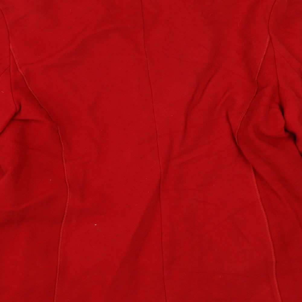 Womens UK Size 20 Preworn Red Overcoat