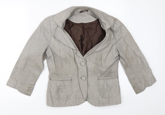 Womens UK Size 10 BHS Brown Jacket