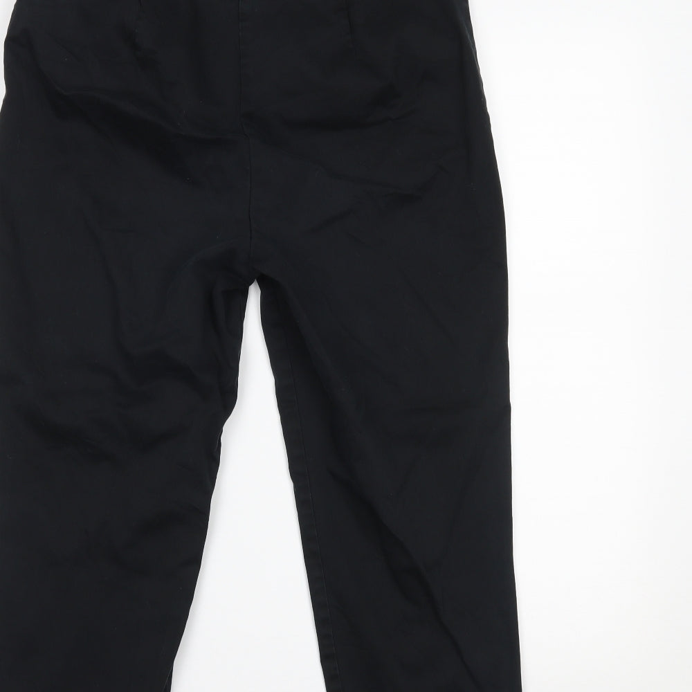 Womens UK Size 12 Marks and Spencer Regular Fit Black Trousers