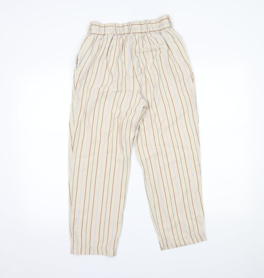 Womens UK Size 8 Marks and Spencer Regular Fit Multicoloured Trousers