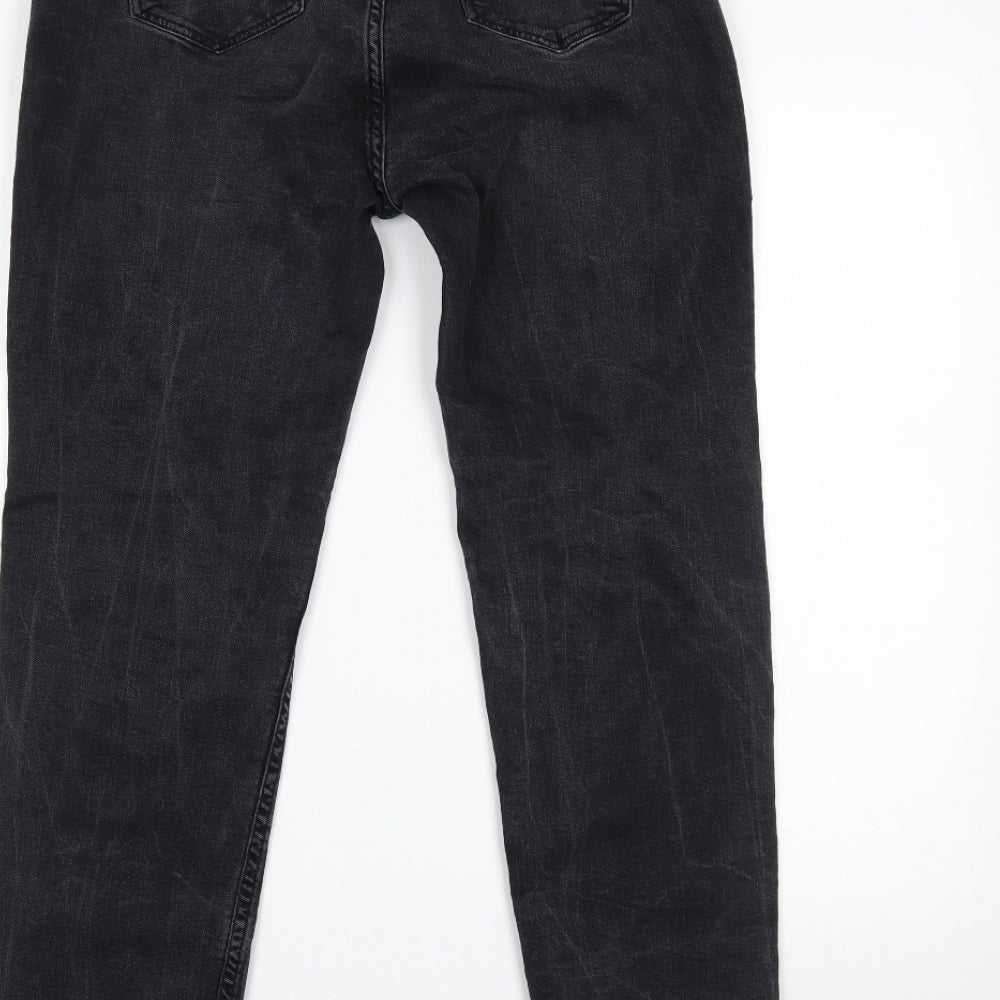 George Womens Black Denim Skinny Jeans Size 10 L25 in