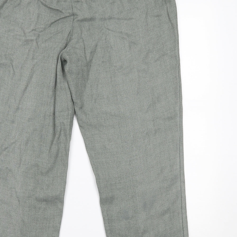 BM Womens Green Trousers Size 18 L24 in