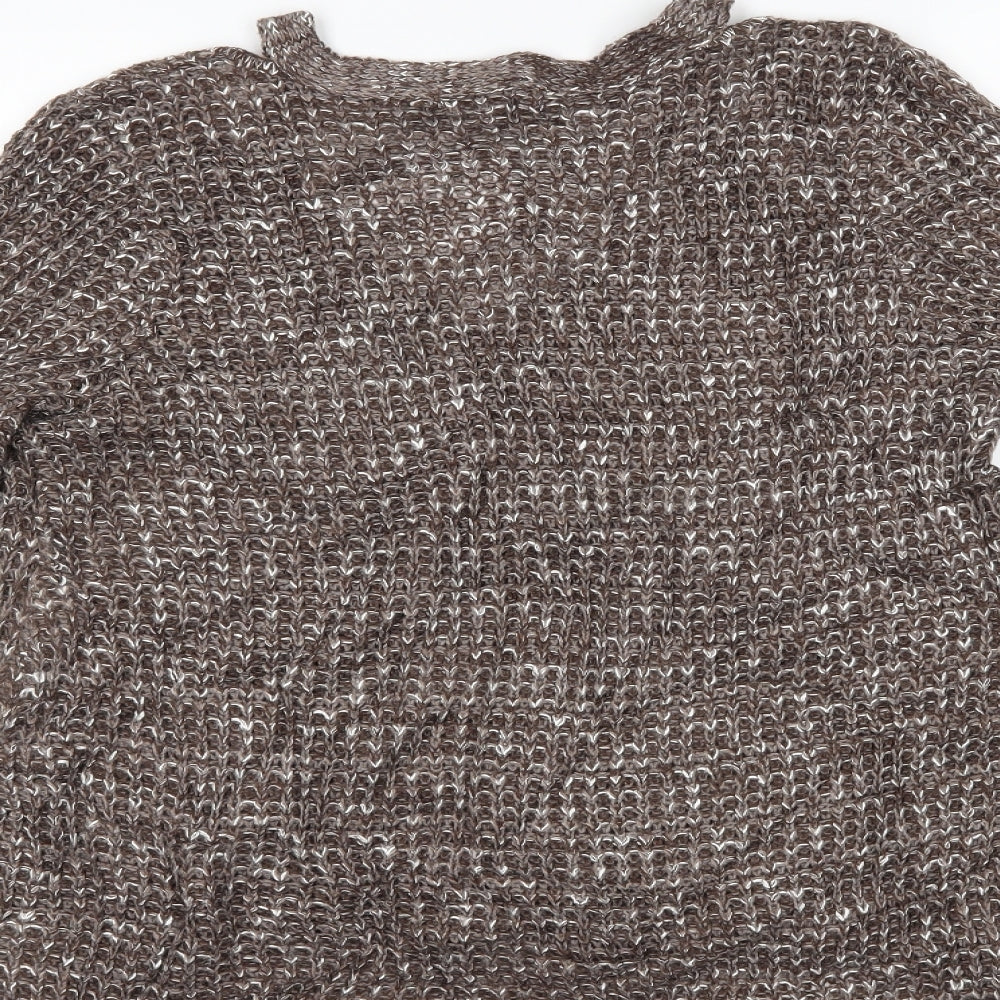 Womens UK Size M American Eagle Outfitters Brown Basic Blouse