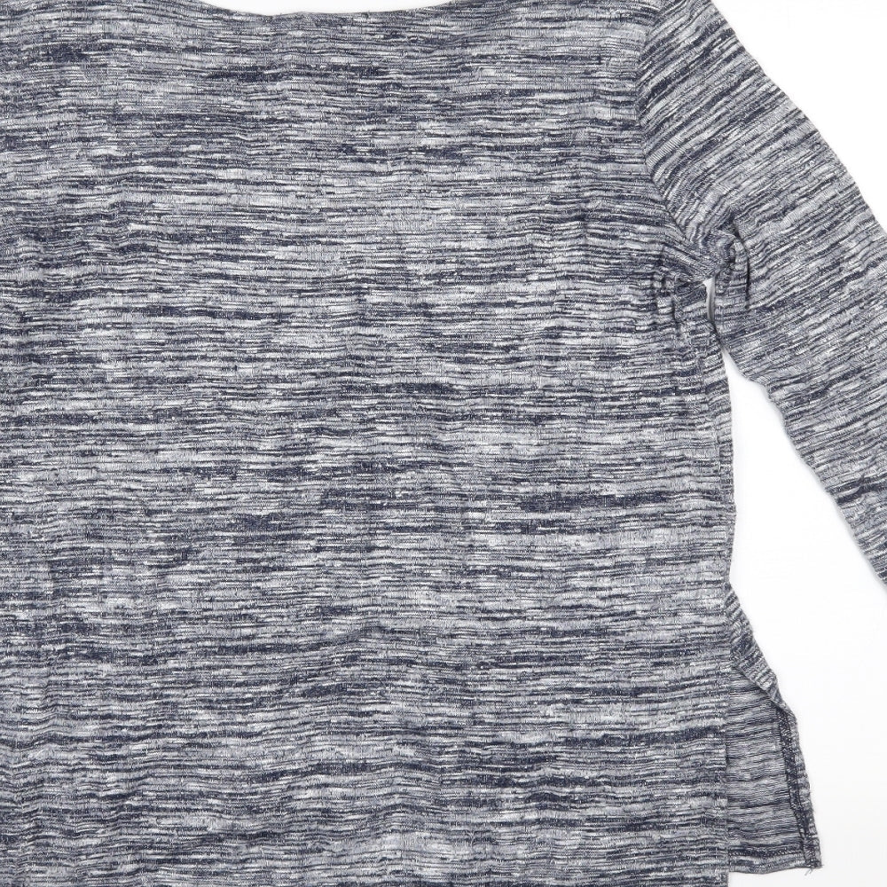 Womens UK Size 8 Marks and Spencer Blue Basic Blouse