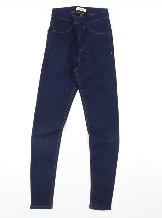 Marks & Spencer Womens Blue Denim Jegging Jeans Size 6 L28 in