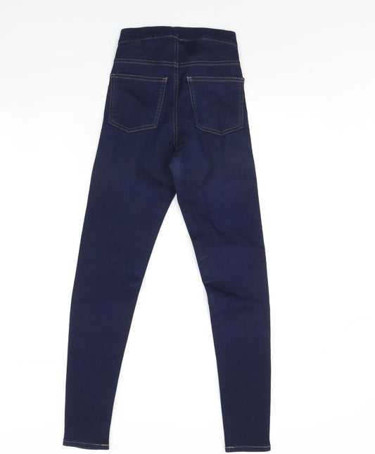 M&S Womens Blue Denim Jegging Jeans Size 6 L28 in