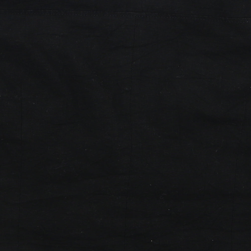 Womens UK Size 16 Marks and Spencer Black Overcoat