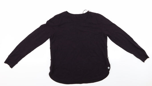 Womens UK Size 10 Preworn Purple Pullover Jumper